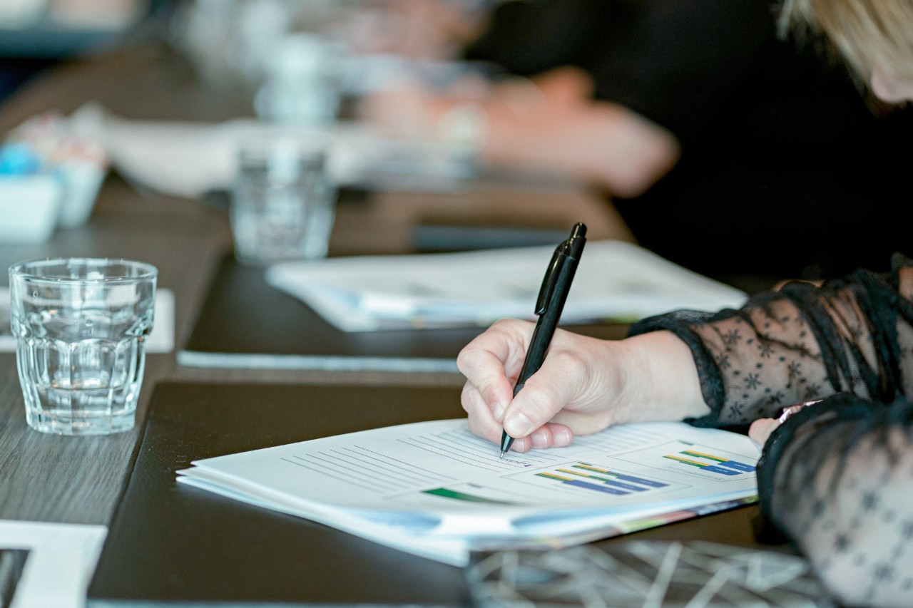 Werkgeversbijeenkomst in een hotel in Zwolle.