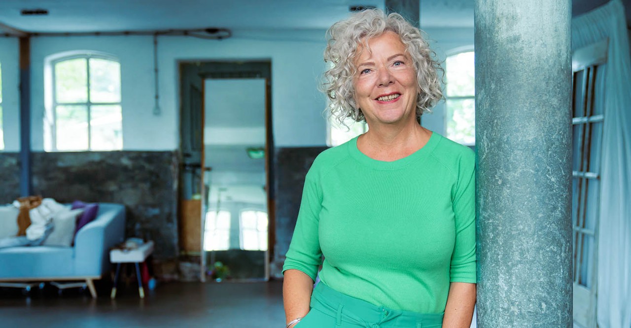 Wies glimlacht portretfoto