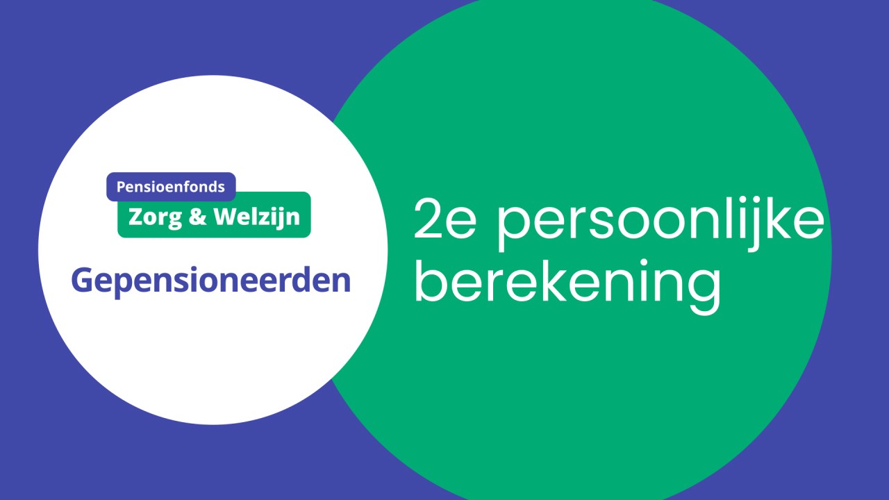 Video Tweede berekening gepensioneerden