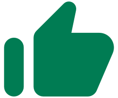 Thumbs up Green